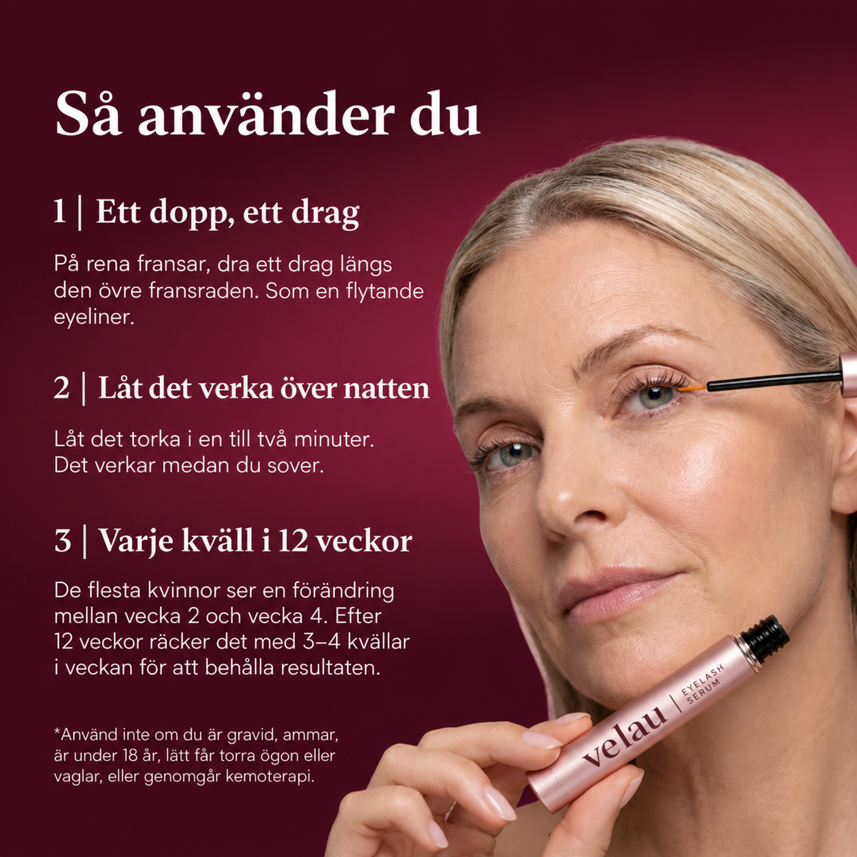 Velau™ Fylligare & längre fransar