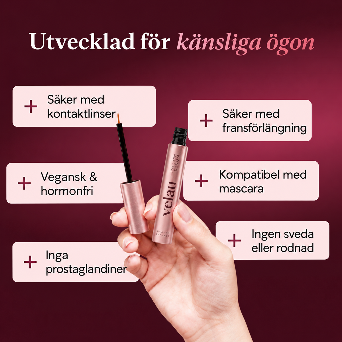 Velau™ Fylligare & längre fransar